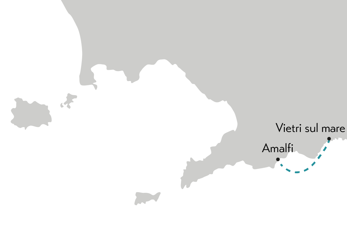 Amalfi vietri sul mare map