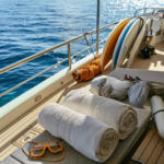 Yacht fully equipped with gear and amenities for an enjoyable journey